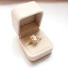 Flannel Ring Gift Box 4062 - Beige - One Size