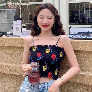Spaghetti Strap Floral Top