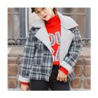 Checked Boucl -knit Jacket