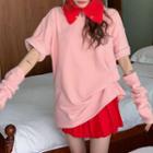 Set: Elbow-sleeve T-shirt + Arm Sleeves