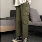 Straight Fit Cargo Pants / Chain