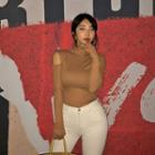 Turtle-neck Cutout-detail Top