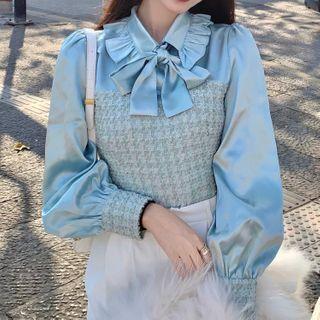 Bow Satin Blouse