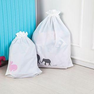 Animal Print Drawstring Pouch