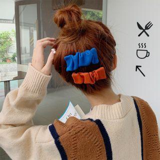 Fabric Shirred Rectangle Hair Clip