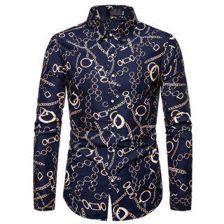 Long-sleeve Print Shirt (various Designs)