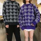 Couple Matching Houndstooth Pattern Sweater