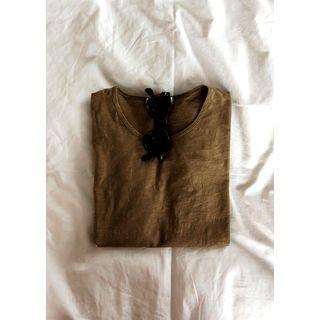 Round-neck Cotton Short Sleeve T-shirt