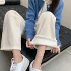 Wide Leg Fleece Lined Pants