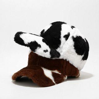 Milk Cow Chenille Baseball Cap