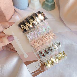 Sequined Lace Hair Clip