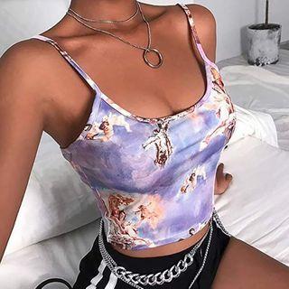 Angel Print Camisole Top