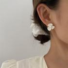 Flower Faux Pearl Alloy Earring 1 Pair - White Faux Pearl - White - One Size