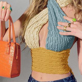 Halter Paneled Top