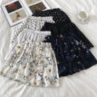 Floral A-line Skort