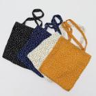 Polka Dot Fabric Shopper Bag