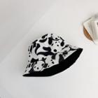 Panda Print Bucket Hat As Shown In Figure - M