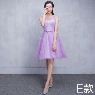 Embroidered Mini Prom Dress (various Designs)