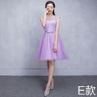 Embroidered Mini Prom Dress (various Designs)