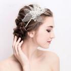 Bridal Faux Pearl Lace Headband