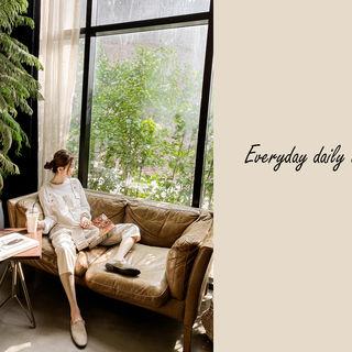 Cotton Overall Pants Ivory - One Size