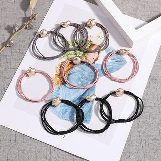 Alloy Star / Bead Hair Tie