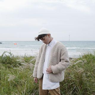 Plain Fleece Zip Jacket
