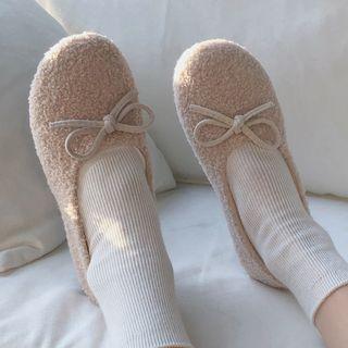 Furry Bow Flats