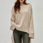 Cutout Dip-back Long Sweater
