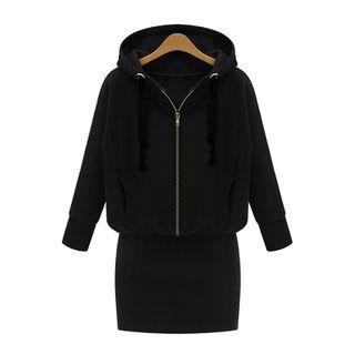 Zip Hoodie Dress