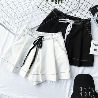 Wide-leg Skort