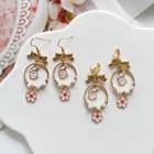 Rabbit Hoop Drop Earring / Clip-on Earring