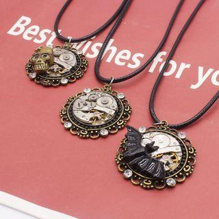 Steampunk Pendant Alloy Necklace (various Designs)