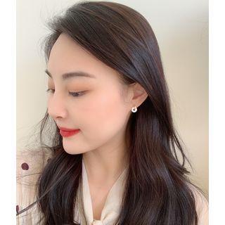 Shell Hoop Dangle Earring 1 Pair - As Shown In Figure - One Size