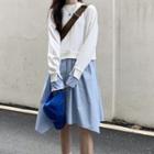 Panel Pullover Dress As Shown In Figure - One Size