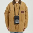 Contrast Collar Button-up Jacket