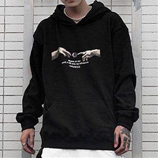 Hand Printed Hoodie