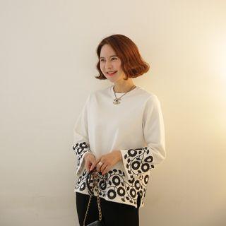 Flower Pattern Boxy T-shirt
