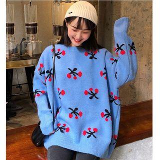 Cherry Pattern Sweater