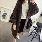 Loose-fit Cable-knit Cardigan