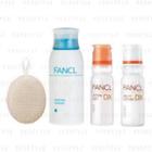 Fancl - Daily Care Dx Set (4 Items): Puff + Powder 50g + Lotion 30ml + Cream 12g 4 Pcs