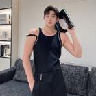 Zipper Tank Top