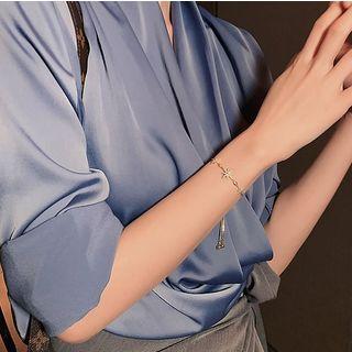 Alloy Rhinestone Star Bracelet As Shown In Figure - One Size