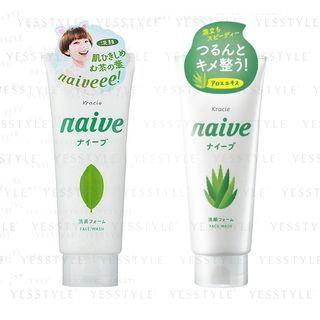 Kracie - Naive Facial Cleansing Foam 130g - 2 Types