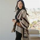 Patterned Cape Jacket