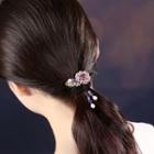 Flower Hair Tie Purple - One Size