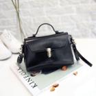 Small Faux Leather Satchel