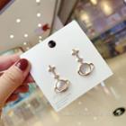 Planet Drop Earring 1 Pair - As Shown In Figure - One Size