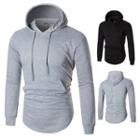 Hooded Zip-back Pullover