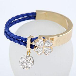 Braid Rhinestone Bracelet